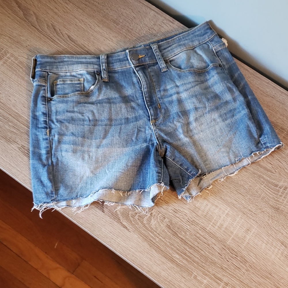 Light Wash Denim Shorts